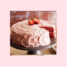 1/2 Kg Strawberry cake